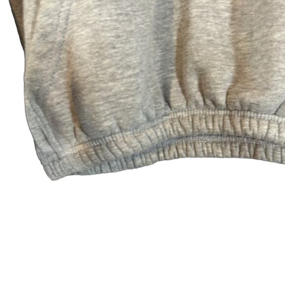 PrettyLittleThing Gray Mock Neck Long Sleeve 1/2 Zip Sweatshirt Women Sz M - Picture 4 of 10